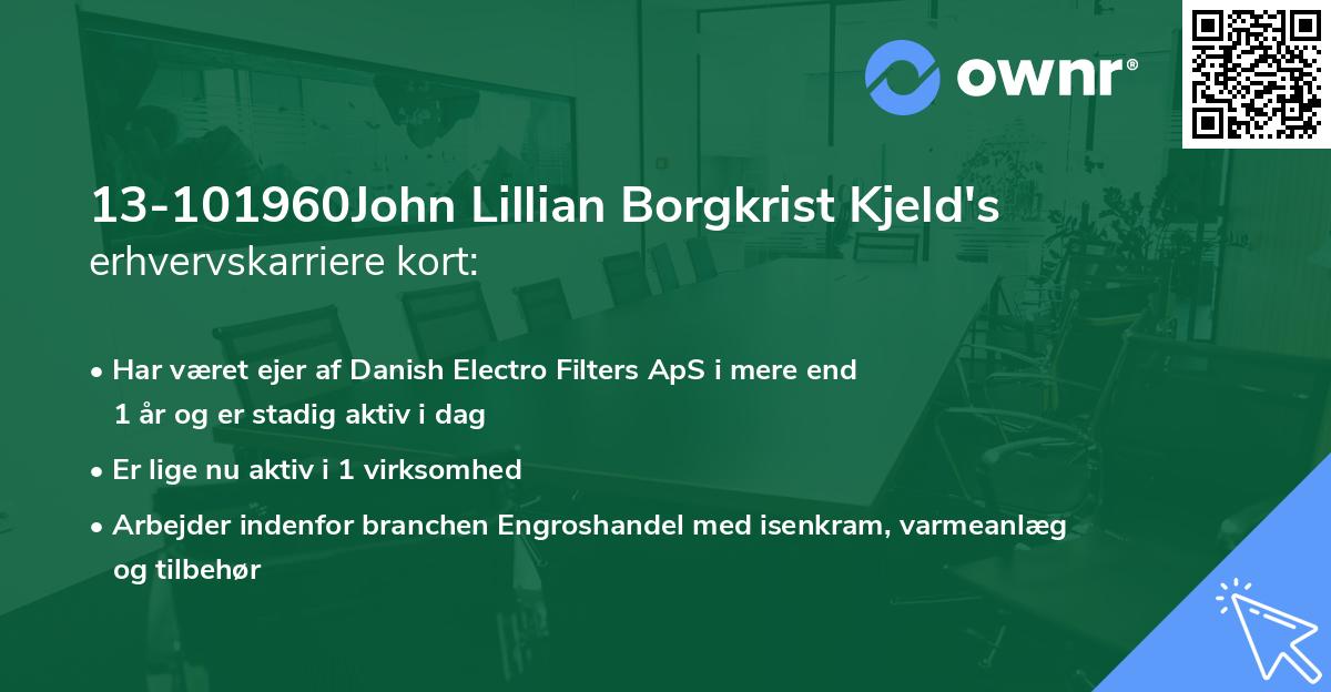 13-101960John Lillian Borgkrist Kjeld's erhvervskarriere kort