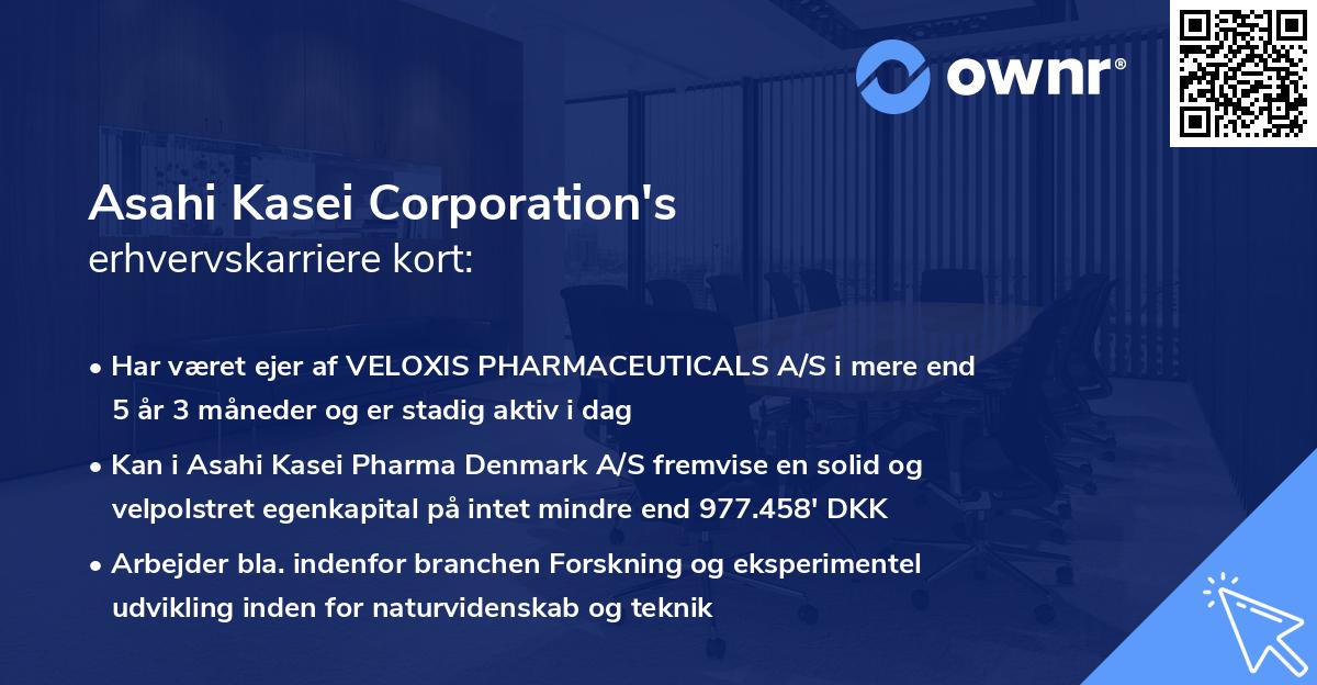 Asahi Kasei Corporation's erhvervskarriere kort