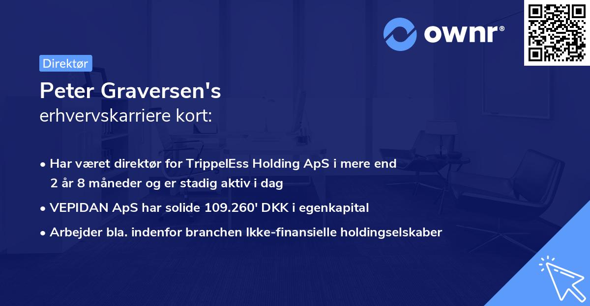 Peter Graversen's erhvervskarriere kort