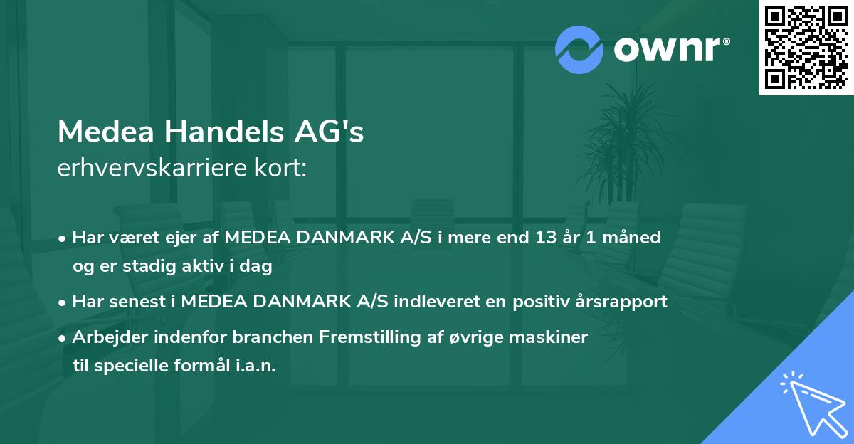 Medea Handels AG's erhvervskarriere kort