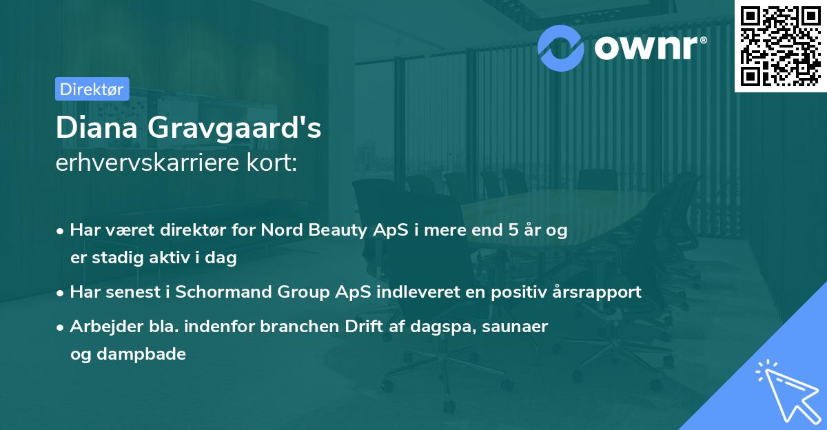 Diana Gravgaard's erhvervskarriere kort