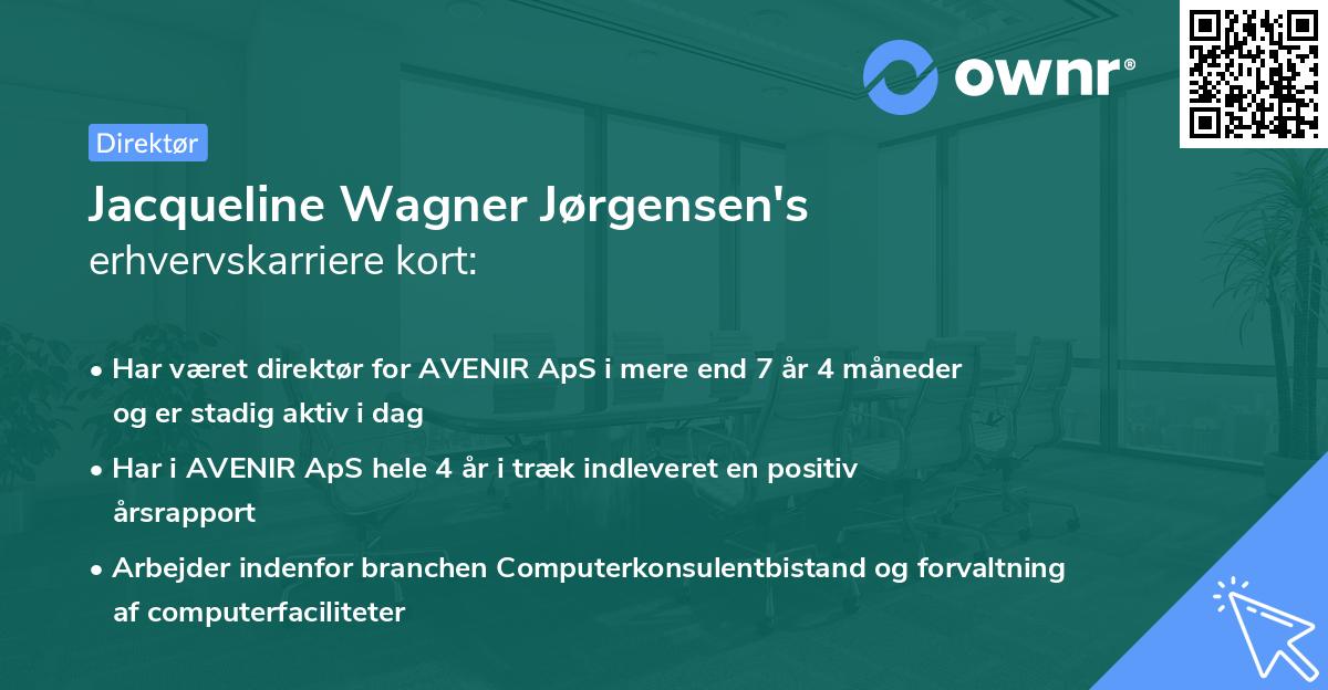 Jacqueline Wagner Jørgensen's erhvervskarriere kort