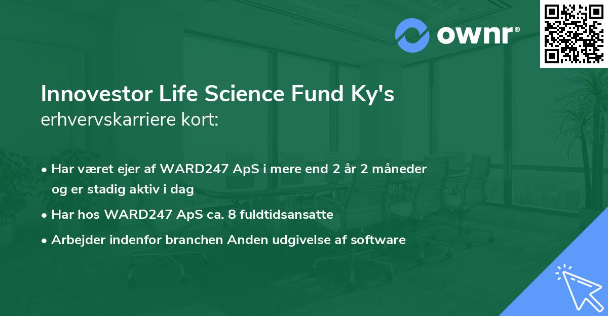 Innovestor Life Science Fund Ky's erhvervskarriere kort