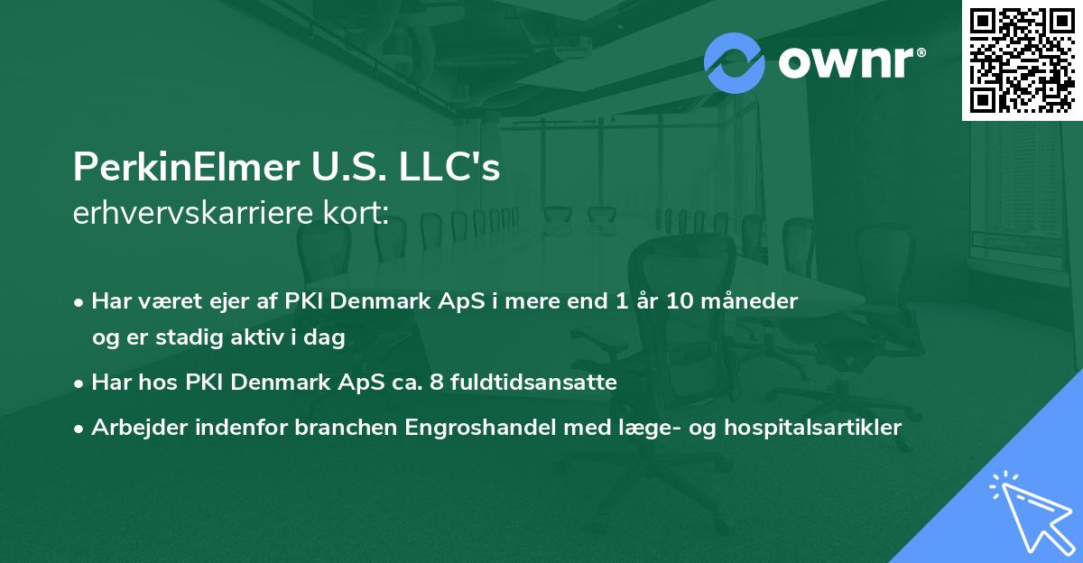 PerkinElmer U.S. LLC's erhvervskarriere kort