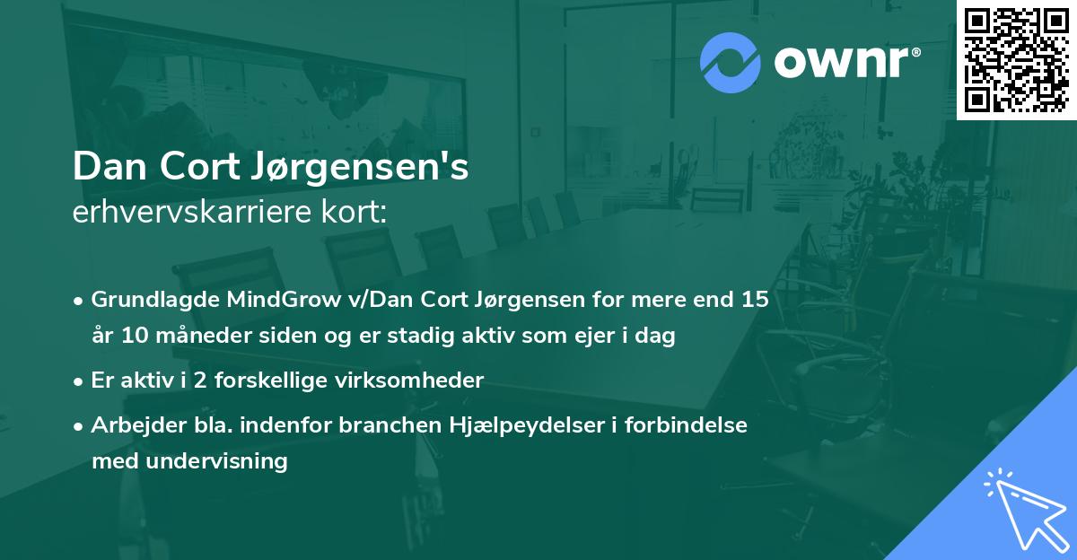 Dan Cort Jørgensen's erhvervskarriere kort