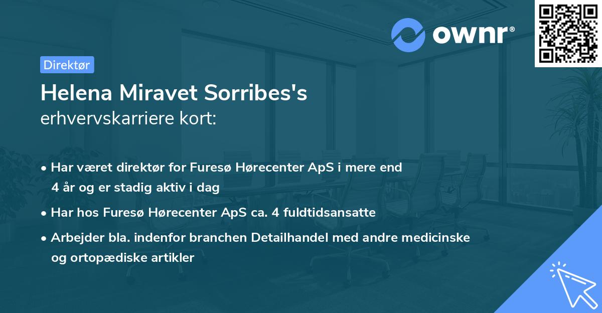 Helena Miravet Sorribes's erhvervskarriere kort