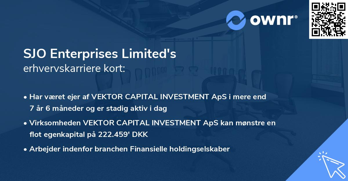 SJO Enterprises Limited's erhvervskarriere kort