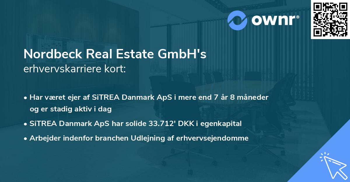 Nordbeck Real Estate GmbH's erhvervskarriere kort