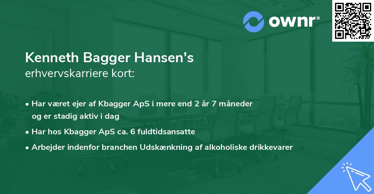 Kenneth Bagger Hansen's erhvervskarriere kort