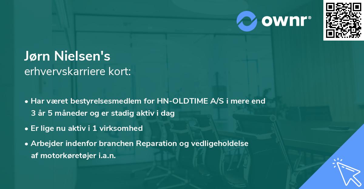 Jørn Nielsen's erhvervskarriere kort