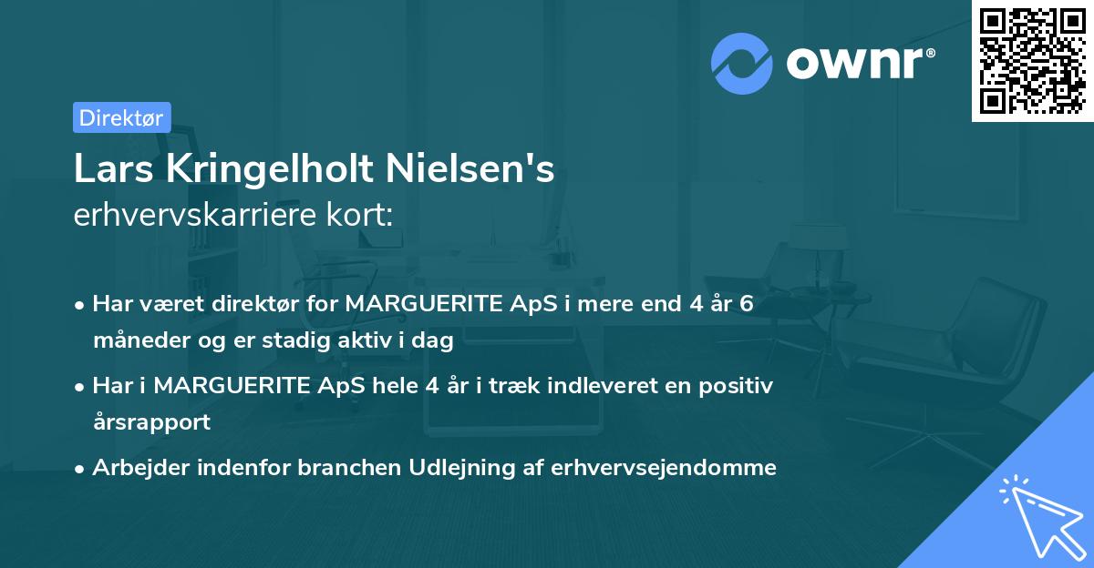 Lars Kringelholt Nielsen's erhvervskarriere kort