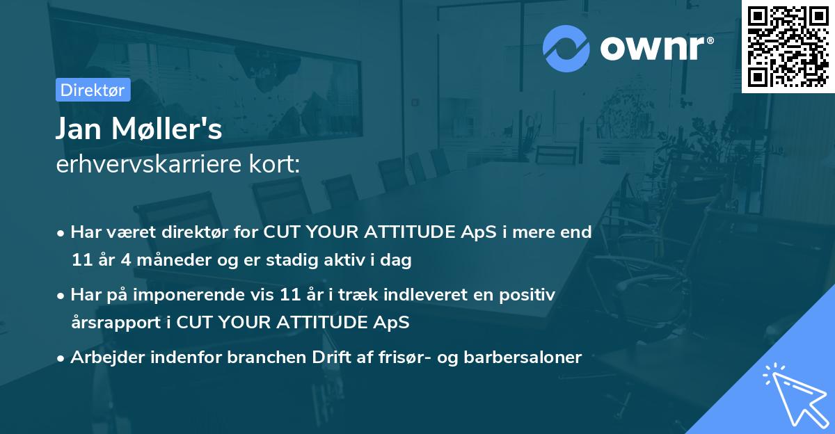 Jan Møller's erhvervskarriere kort