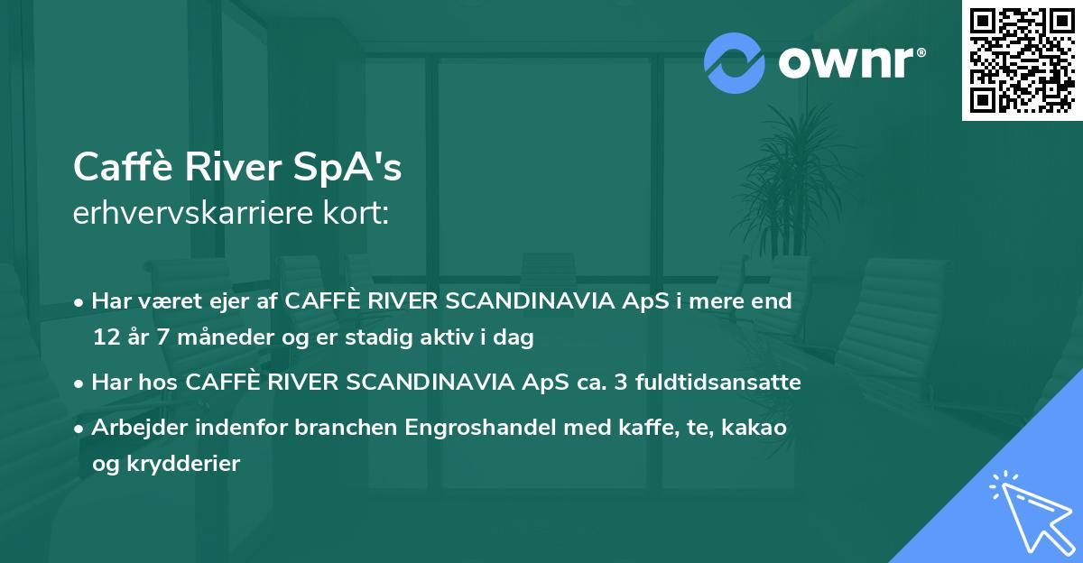 Caffè River SpA's erhvervskarriere kort