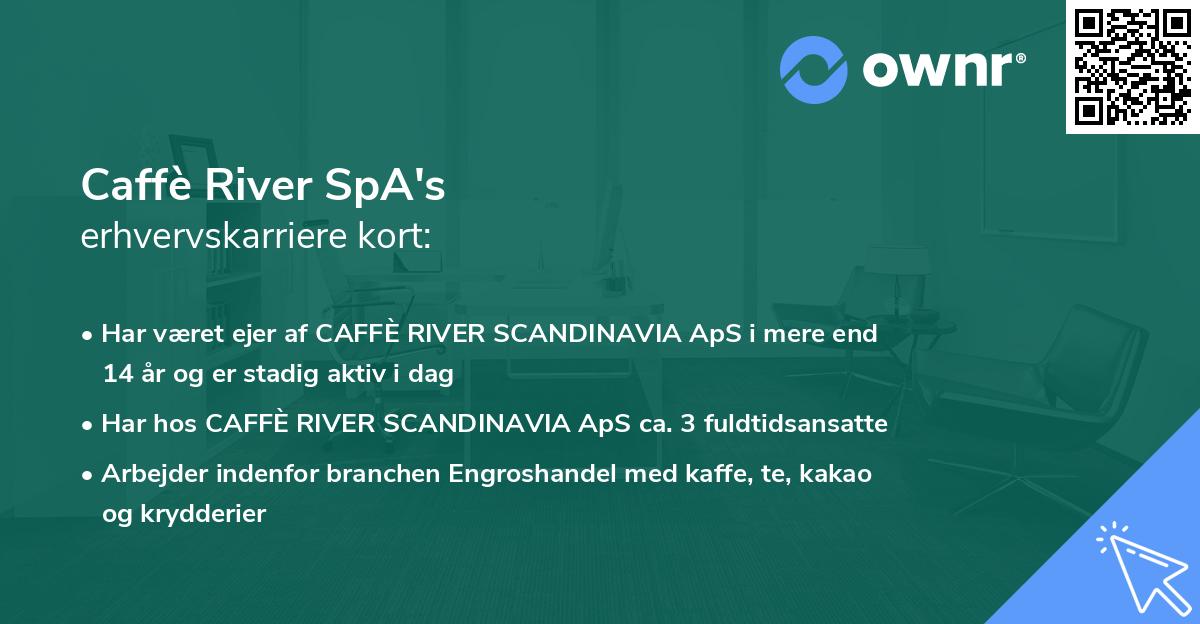 Caffè River SpA's erhvervskarriere kort