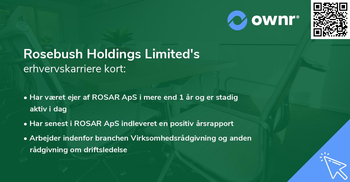 Rosebush Holdings Limited's erhvervskarriere kort