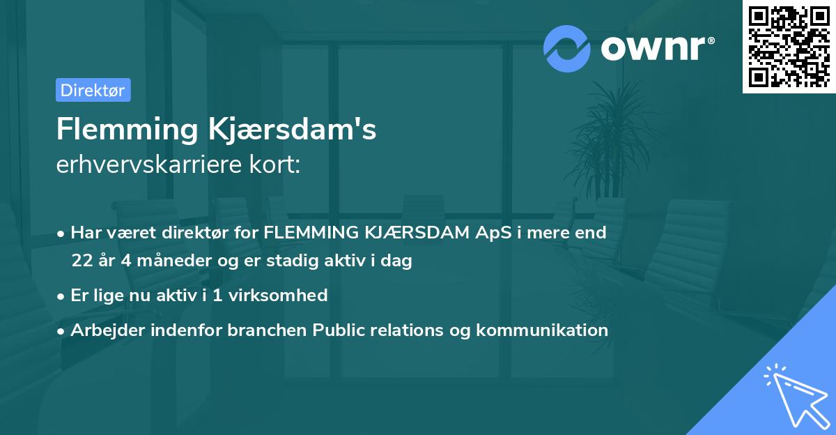 Flemming Kjærsdam's erhvervskarriere kort