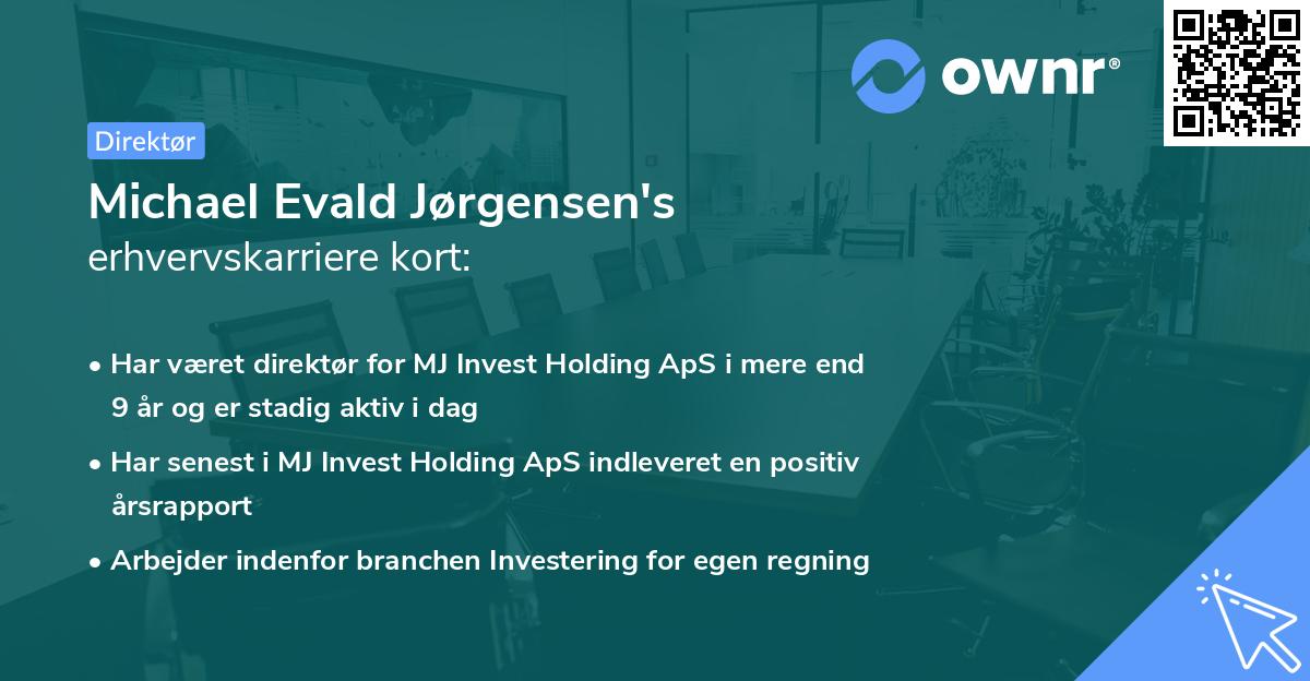 Michael Evald Jørgensen's erhvervskarriere kort