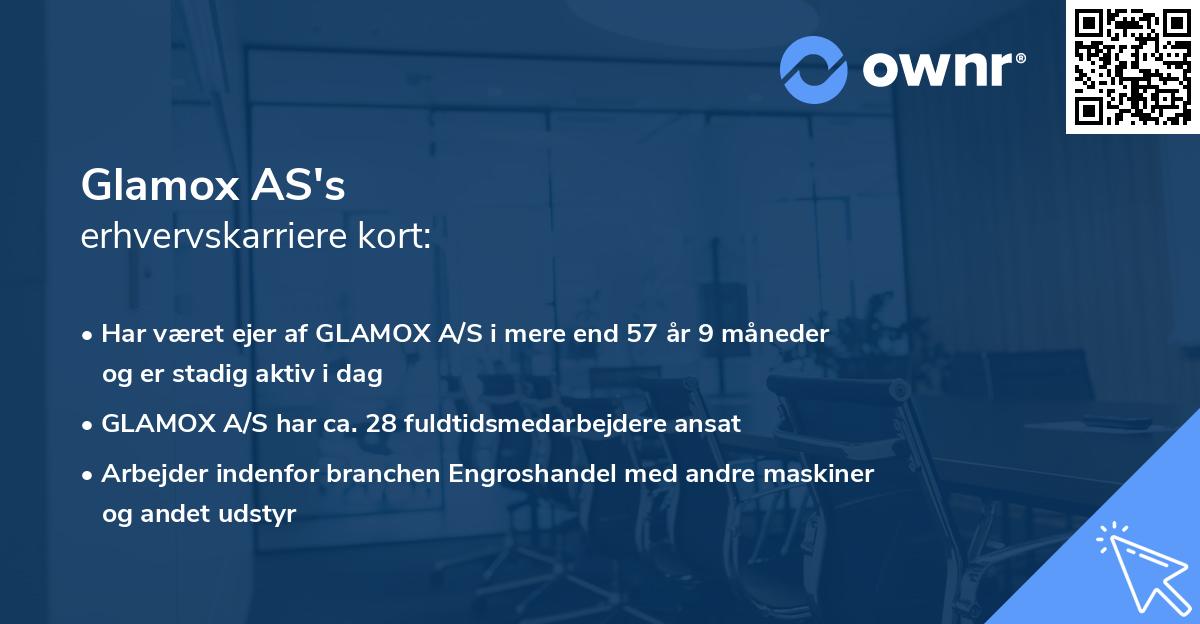 Glamox AS's erhvervskarriere kort