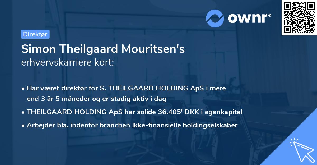 Simon Theilgaard Mouritsen's erhvervskarriere kort