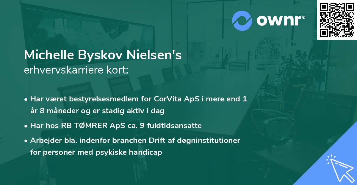 Michelle Byskov Nielsen's erhvervskarriere kort