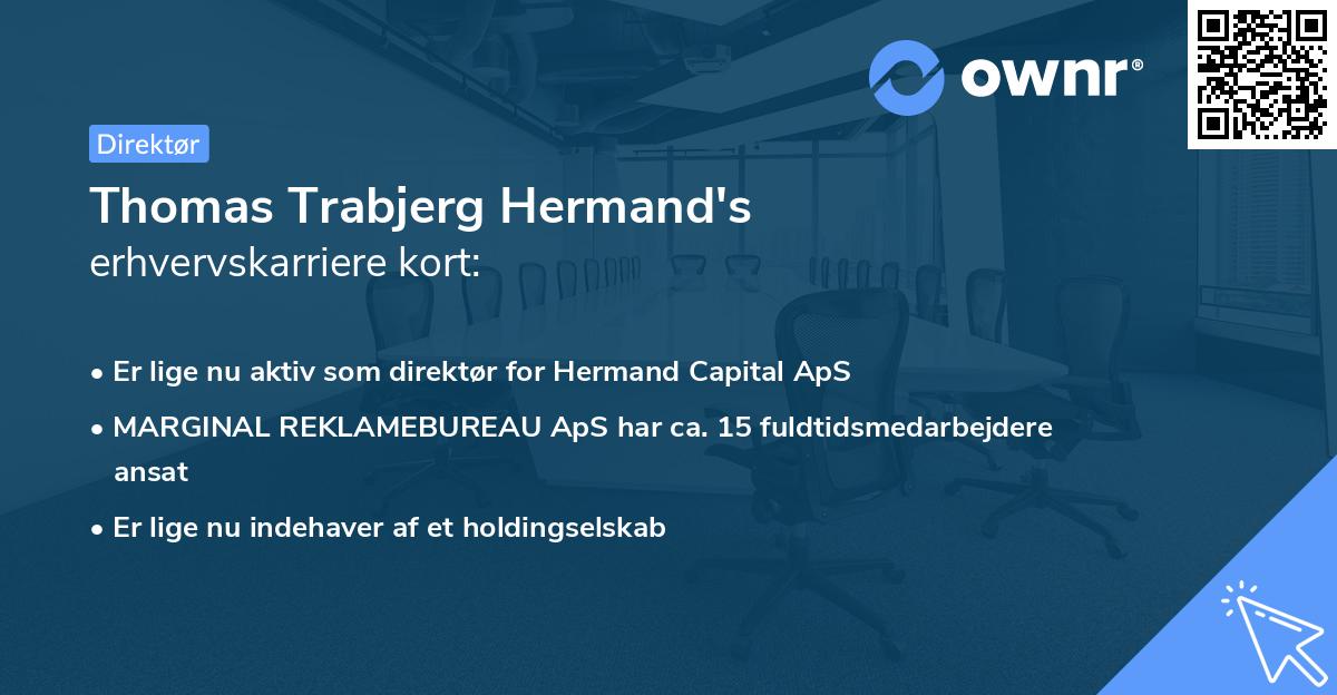 Thomas Trabjerg Hermand's erhvervskarriere kort