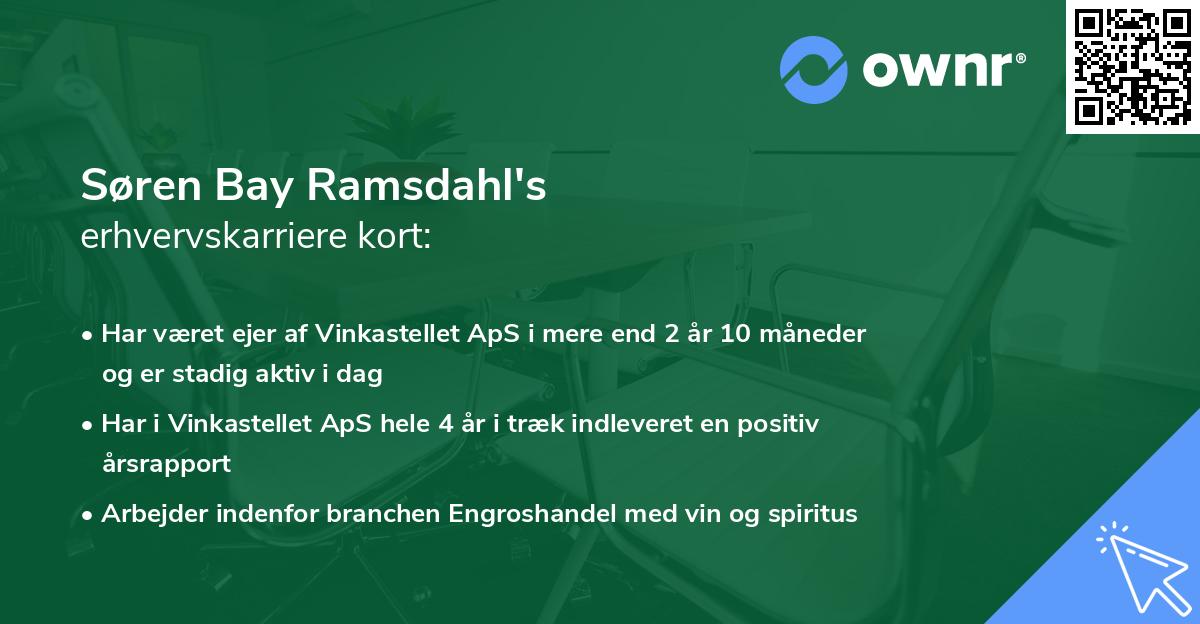 Søren Bay Ramsdahl's erhvervskarriere kort