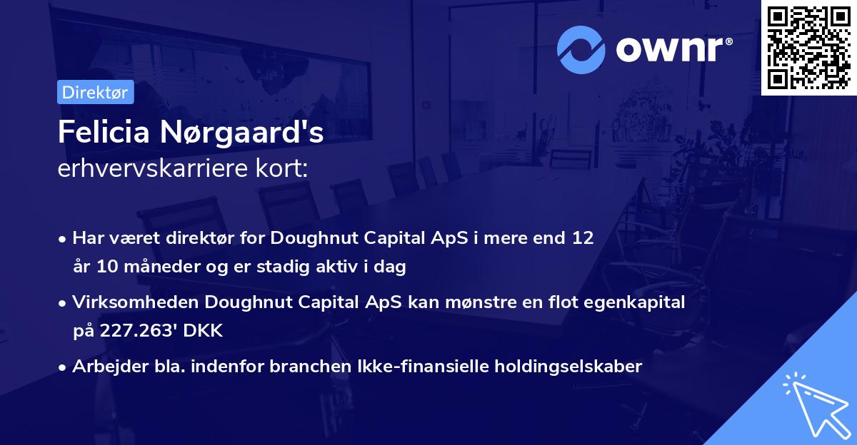 Felicia Nørgaard's erhvervskarriere kort