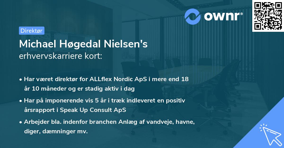 Michael Høgedal Nielsen's erhvervskarriere kort