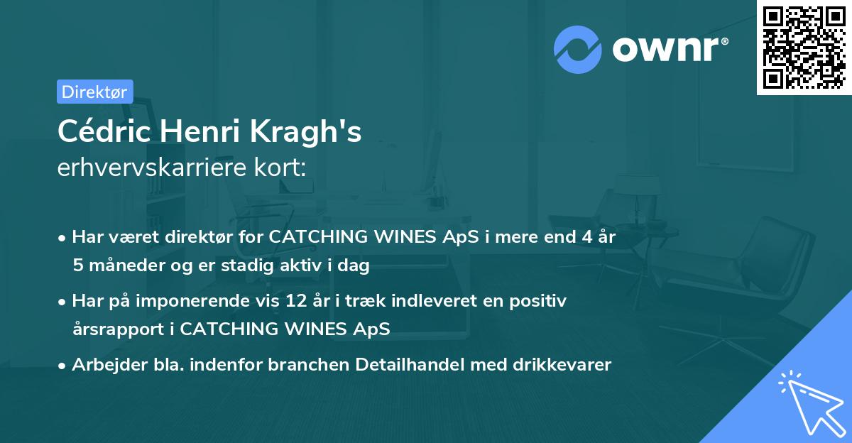 Cédric Henri Kragh's erhvervskarriere kort