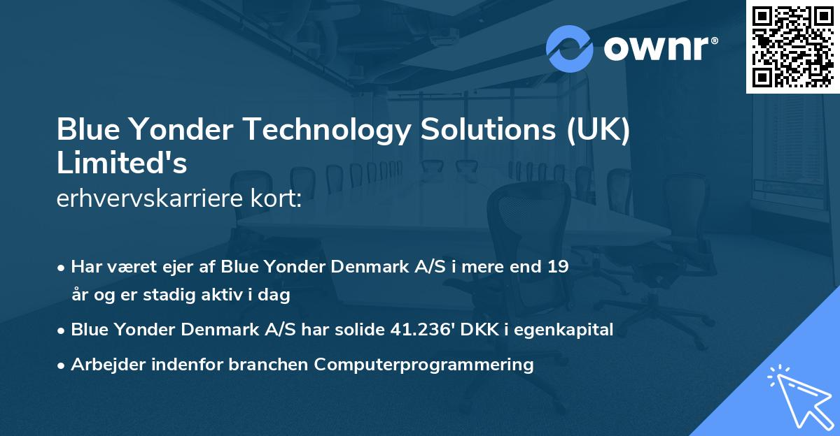 Blue Yonder Technology Solutions (UK) Limited's erhvervskarriere kort