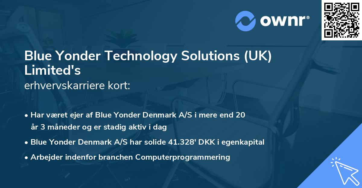 Blue Yonder Technology Solutions (UK) Limited's erhvervskarriere kort