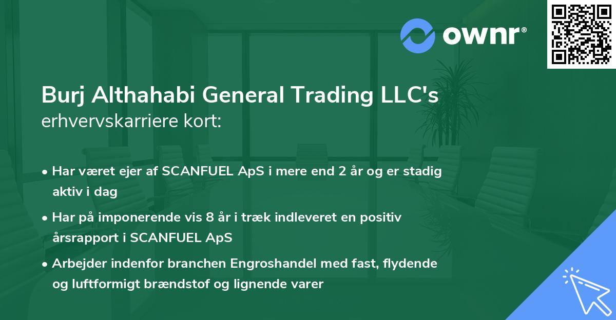 Burj Althahabi General Trading LLC's erhvervskarriere kort