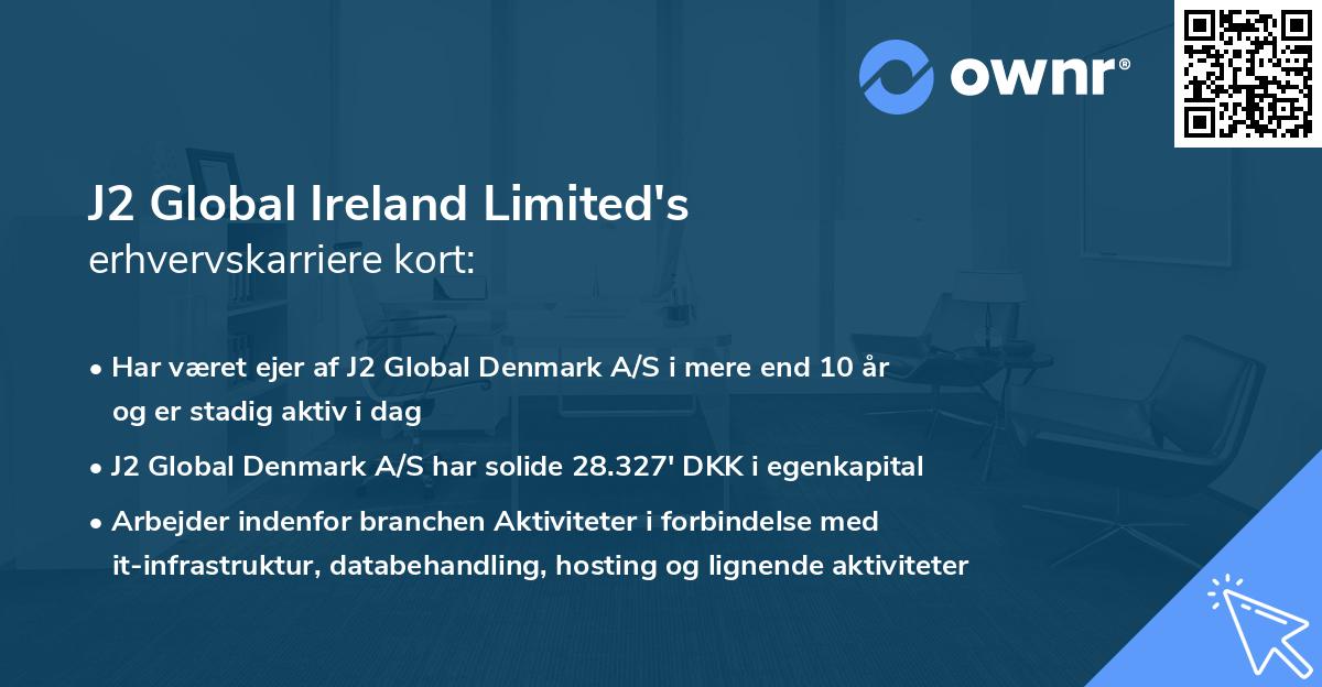 J2 Global Ireland Limited's erhvervskarriere kort