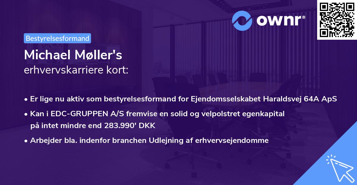 Michael Møller's erhvervskarriere kort