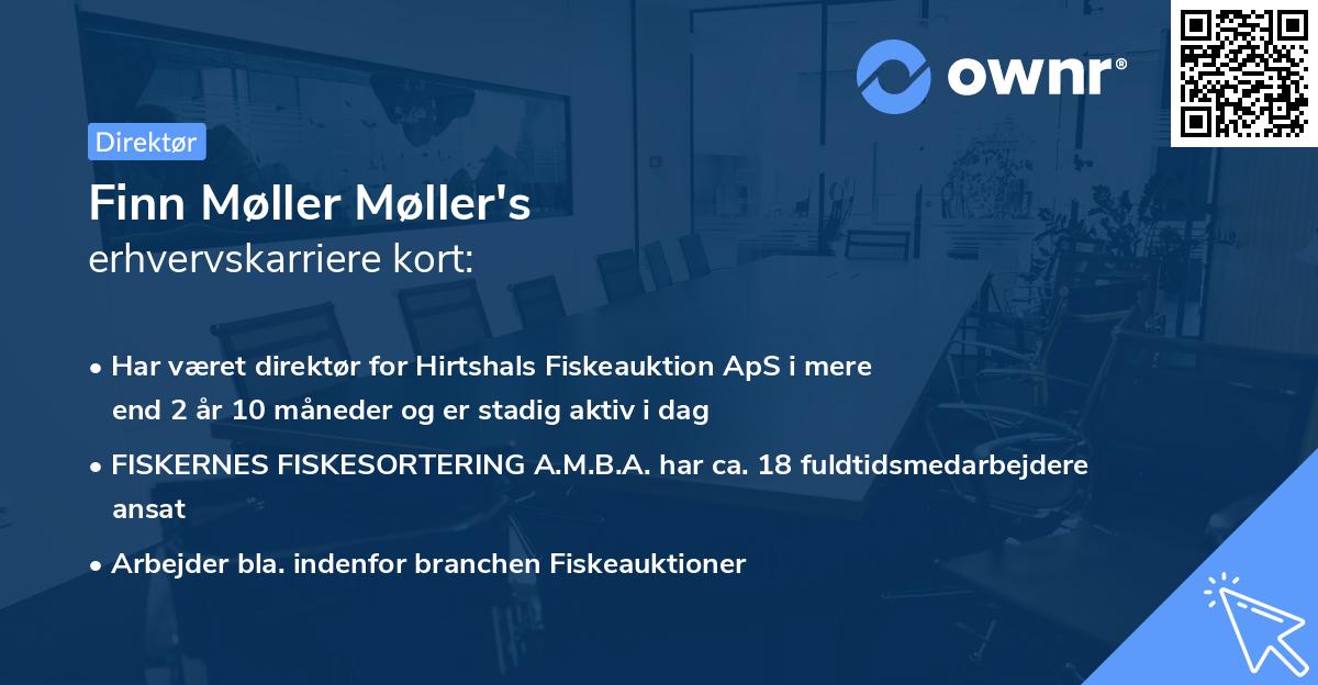 Finn Møller Møller's erhvervskarriere kort