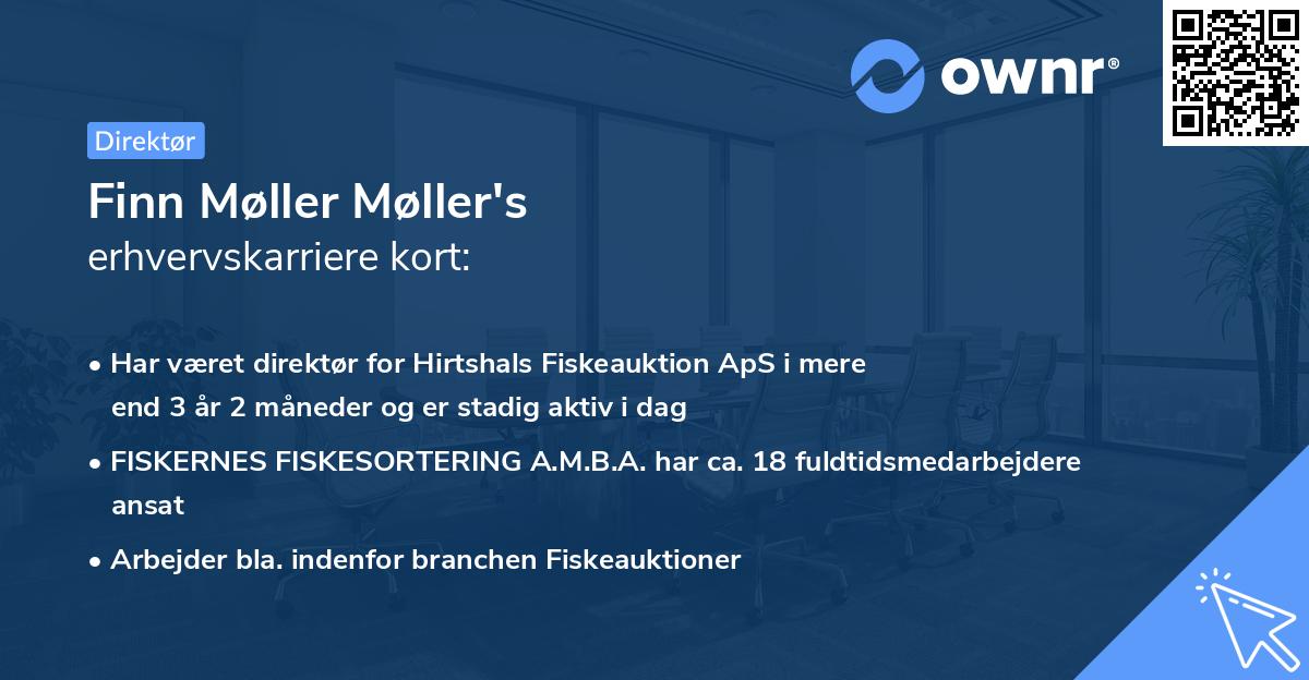 Finn Møller Møller's erhvervskarriere kort