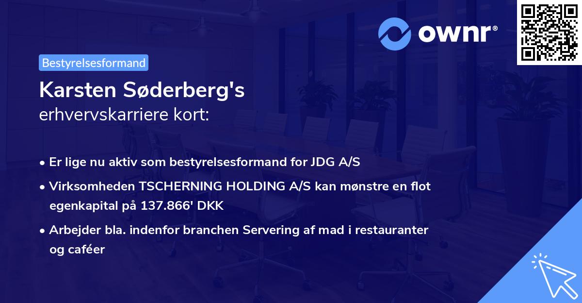 Karsten Søderberg's erhvervskarriere kort