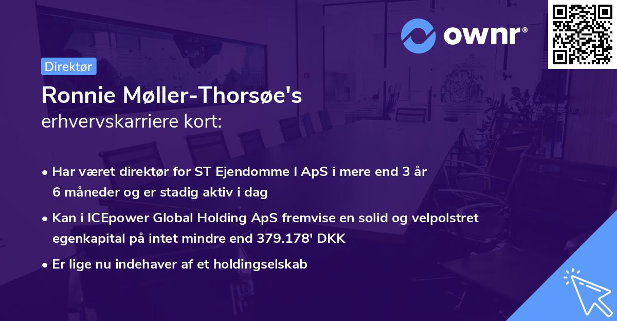 Ronnie Møller-Thorsøe's erhvervskarriere kort