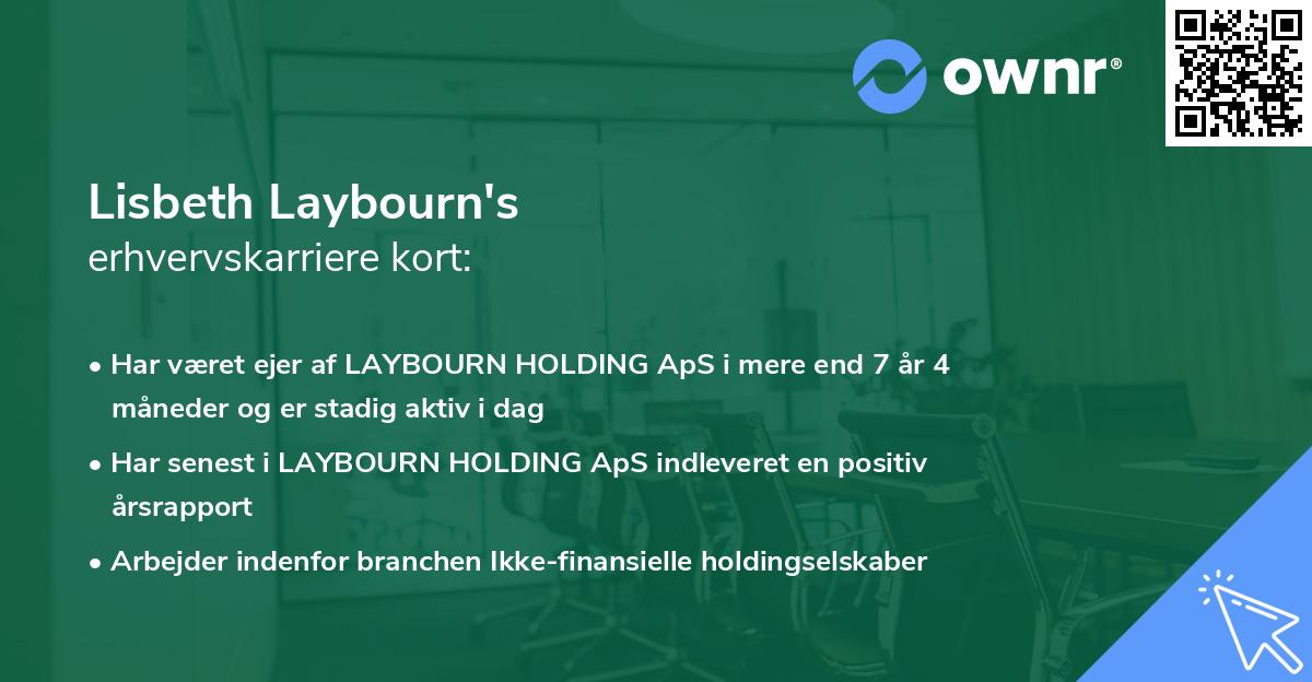 Lisbeth Laybourn's erhvervskarriere kort