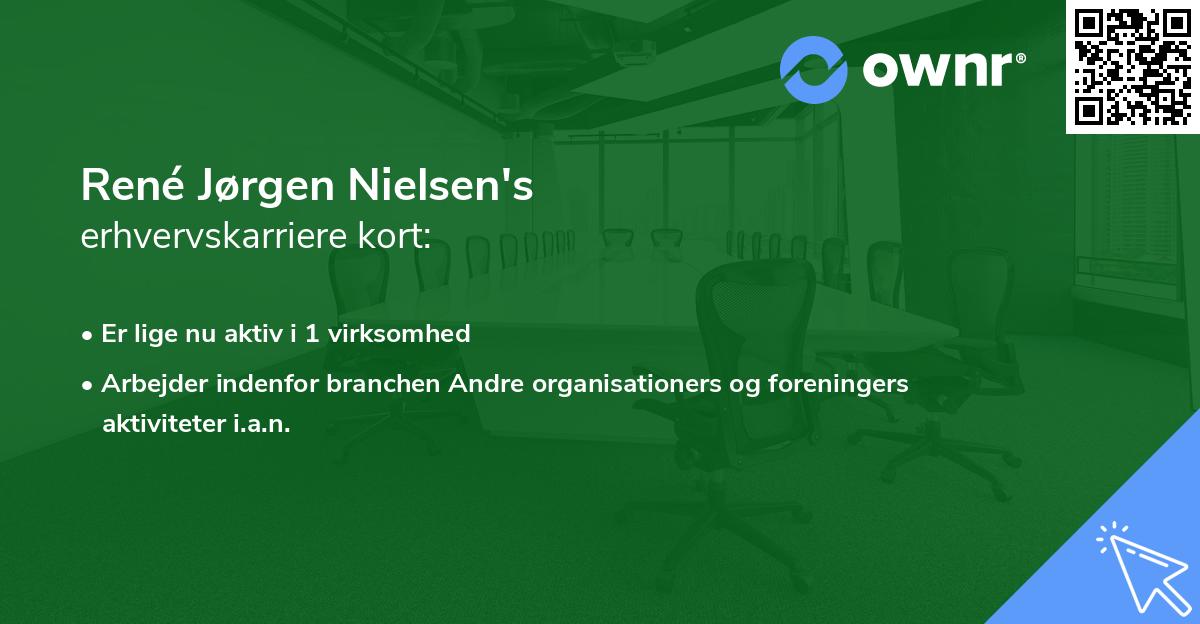 René Jørgen Nielsen's erhvervskarriere kort