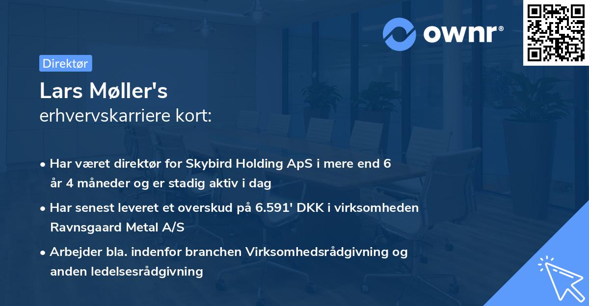 Lars Møller's erhvervskarriere kort