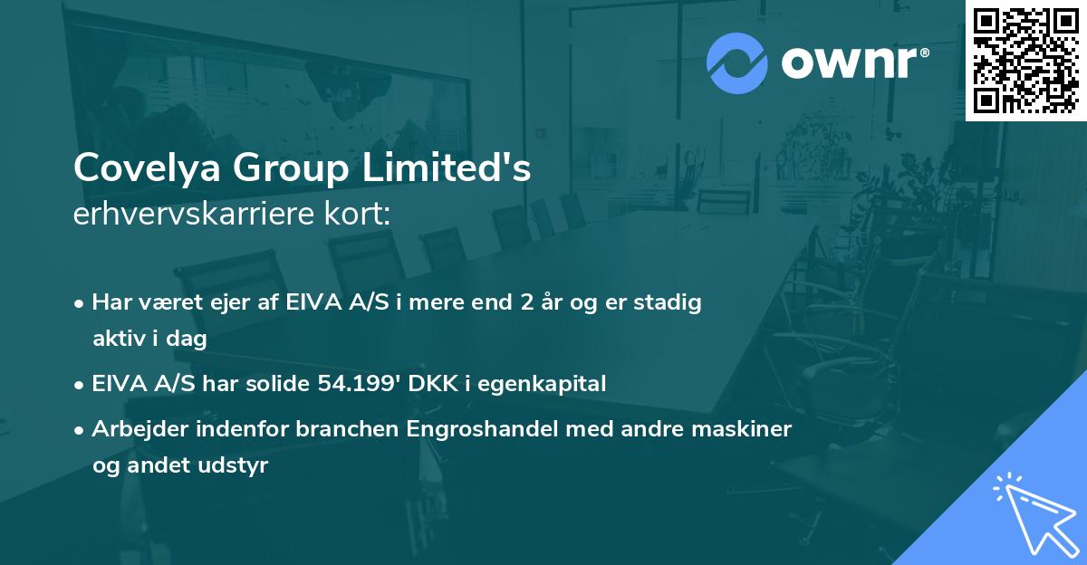 Covelya Group Limited's erhvervskarriere kort