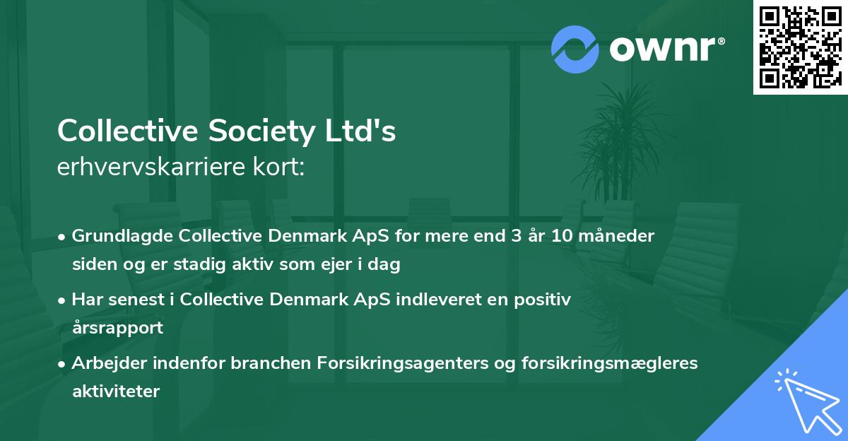 Collective Society Ltd's erhvervskarriere kort