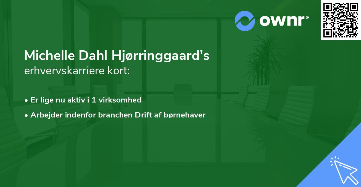 Michelle Dahl Hjørringgaard's erhvervskarriere kort