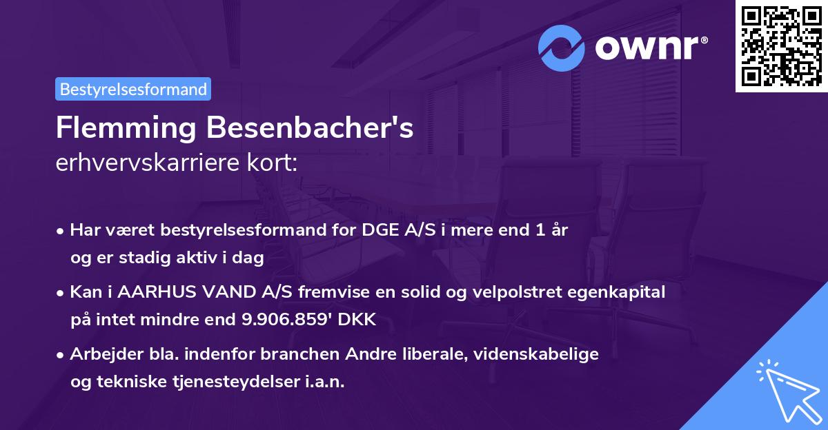 Flemming Besenbacher's erhvervskarriere kort