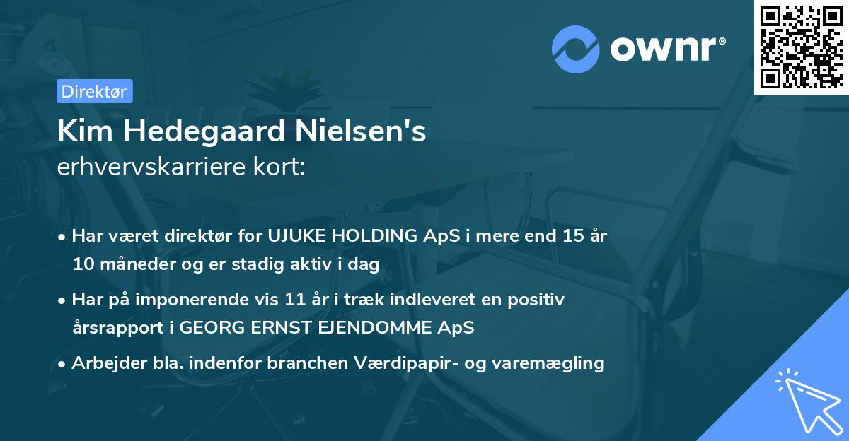Kim Hedegaard Nielsen's erhvervskarriere kort