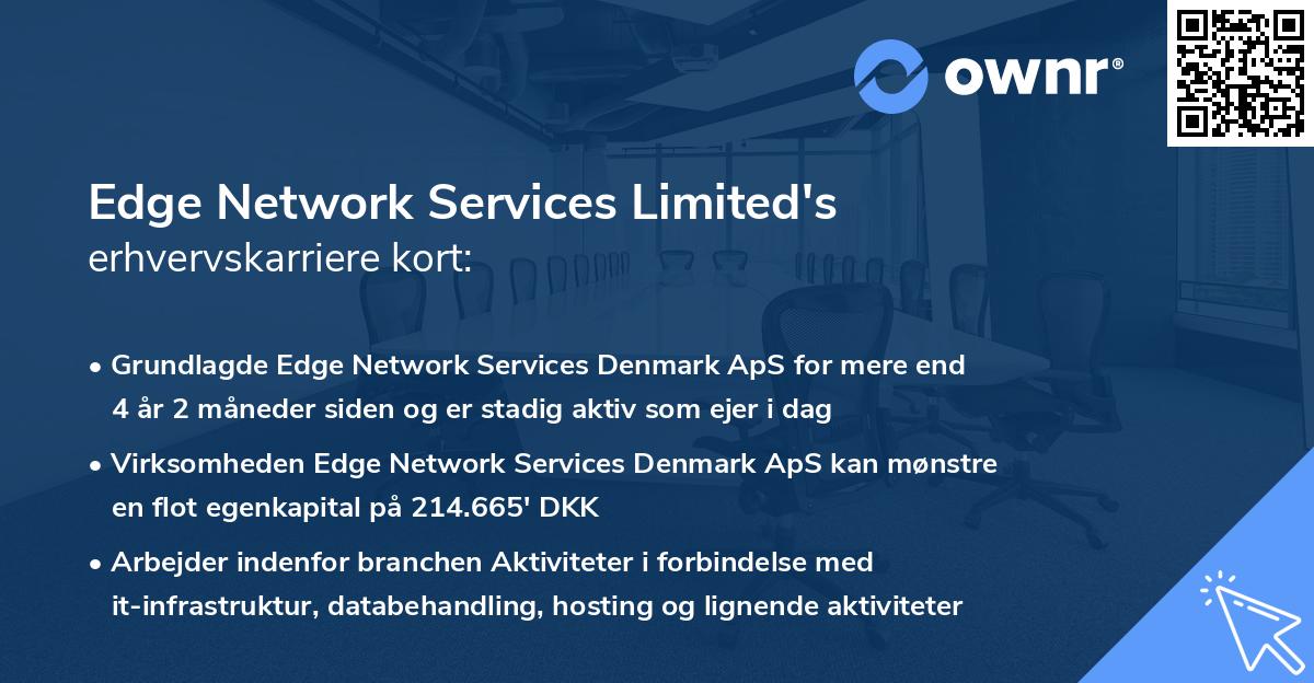 Edge Network Services Limited's erhvervskarriere kort