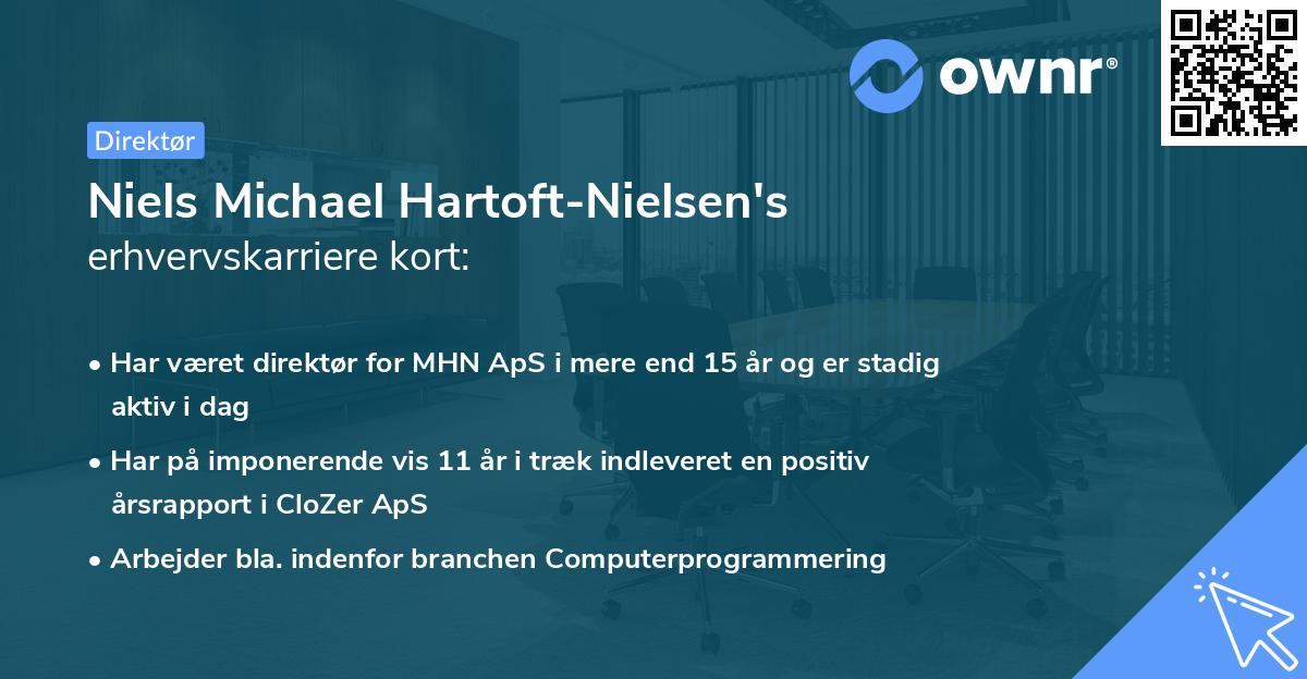 Niels Michael Hartoft-Nielsen's erhvervskarriere kort
