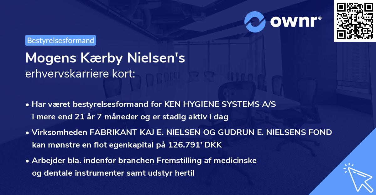 Mogens Kærby Nielsen's erhvervskarriere kort