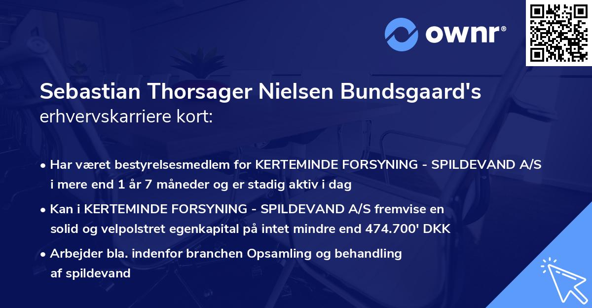 Sebastian Thorsager Nielsen Bundsgaard's erhvervskarriere kort